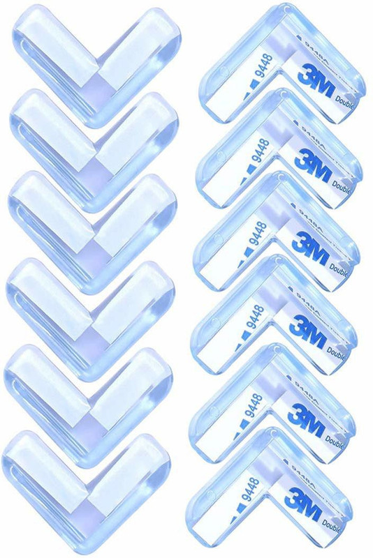 NEEV ENTERPRISE Baby safety proofing Corner& edge guard protector for furniture Pack of 6 piece(transparent)