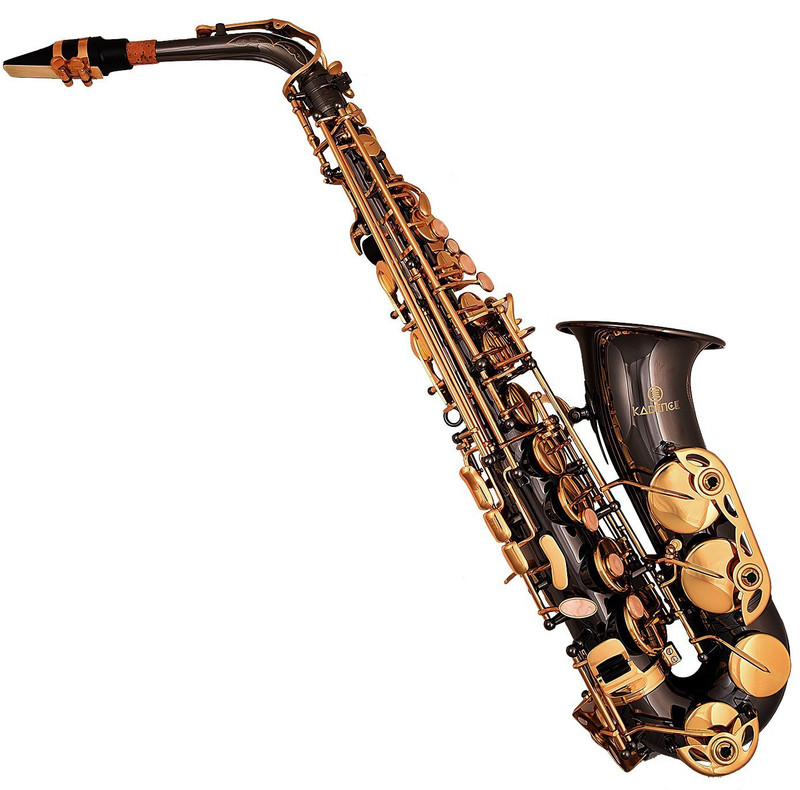 KADENCE KXC KAD-SAX-KXB Alto Saxophone(Black, Sax Case Included)