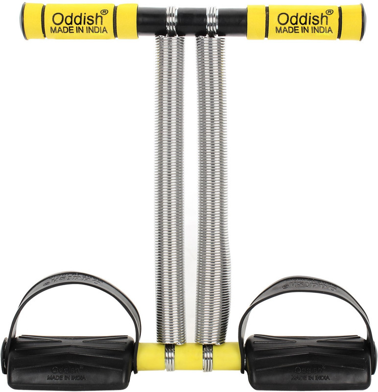 Oddish Tummy Trimmer 14 inch Double Spring Premium Quality for man and women Ab Exerciser(Yellow)