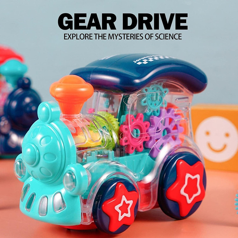 KTRS Engine Concept Musical and 3D Lights Kids Transparent Vehicle Toy(Multicolor)