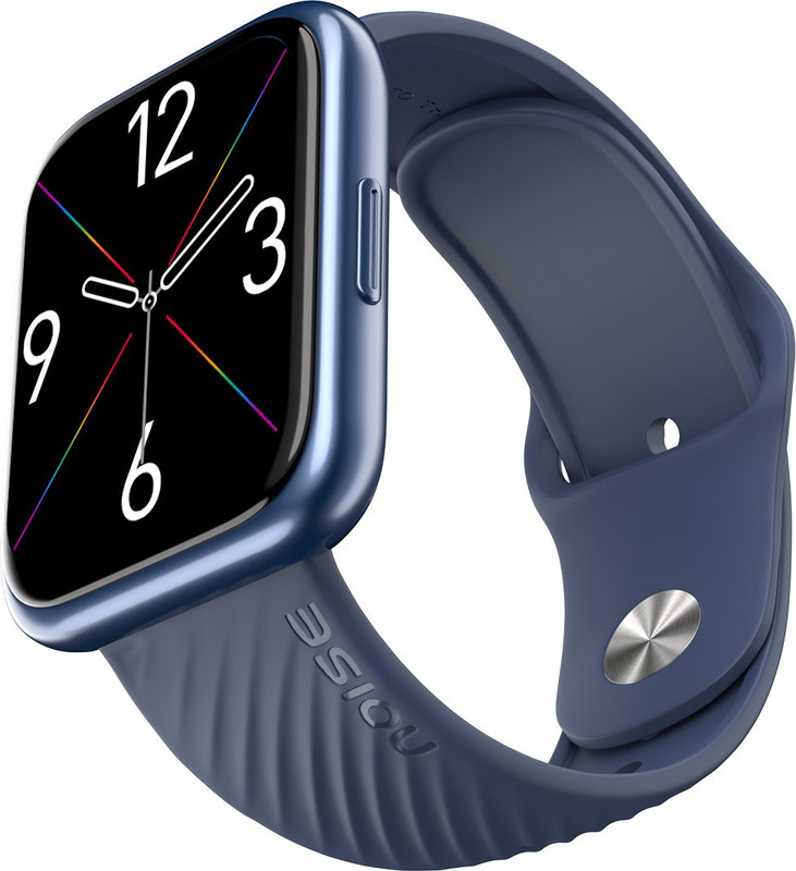 Noise ColorFit Vision 2 with 1.78'' Always on AMOLED Display Smartwatch(Blue Strap, Regular)