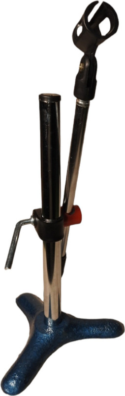 WON Microphone boom Stand 24 inch Long with Dependency Monopod(Black, Supports Up to 10000 g)