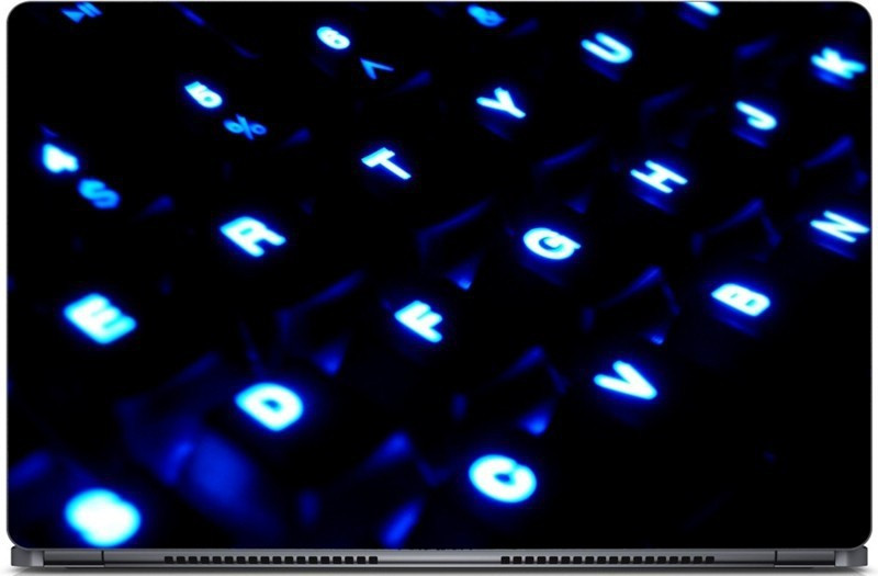 i-Birds Dark Blue Close Keyboard Exclusive High Quality Laptop Decal, laptop skin sticker 15.6 inch (15 x 10) Inch iB_skin_0597new High Quality HD Printed Vinyl Laptop Skin Compatible for 15.6 inch(Theme: Graffiti)