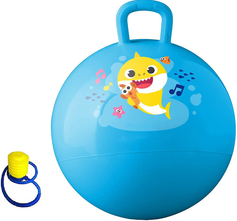 VYATIRAG Inflatable Sit and Bounce Rubber Bubble Hop Ball for Kids Inflatable Hoppers Gym Ball(With Pump)