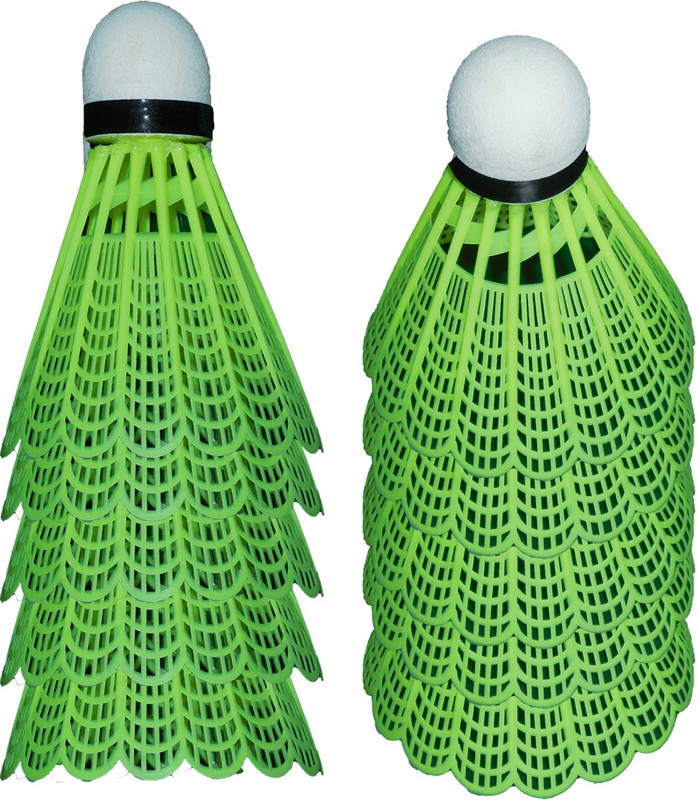 CTC CREATION Good Quality Badminton Shuttle Cock Nylon Shuttle (Medium, 77, Pack of 10) Nylon Shuttle - Multicolor(Medium, 77, Pack of 10)