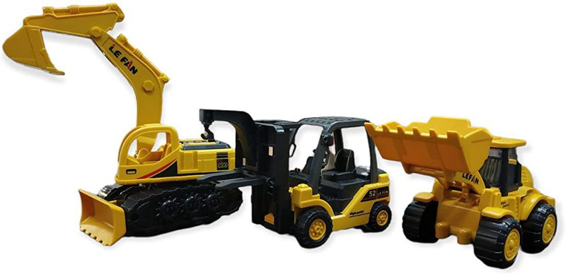 radhey preet Toy Vehicles Truck Set for Kids Ages Above 3 Years(Multicolor, Pack of: 1)