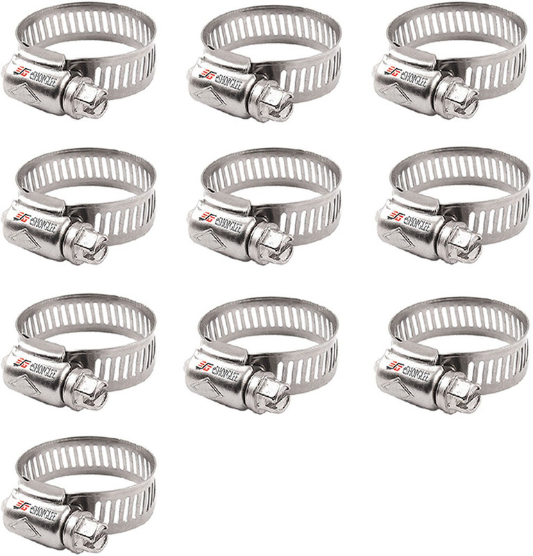 eshopglee 10Pcs Adjustable Hose Clamp Size 32mm (1-1/4) For holding Automotive Fog Lamp Hose Clamps