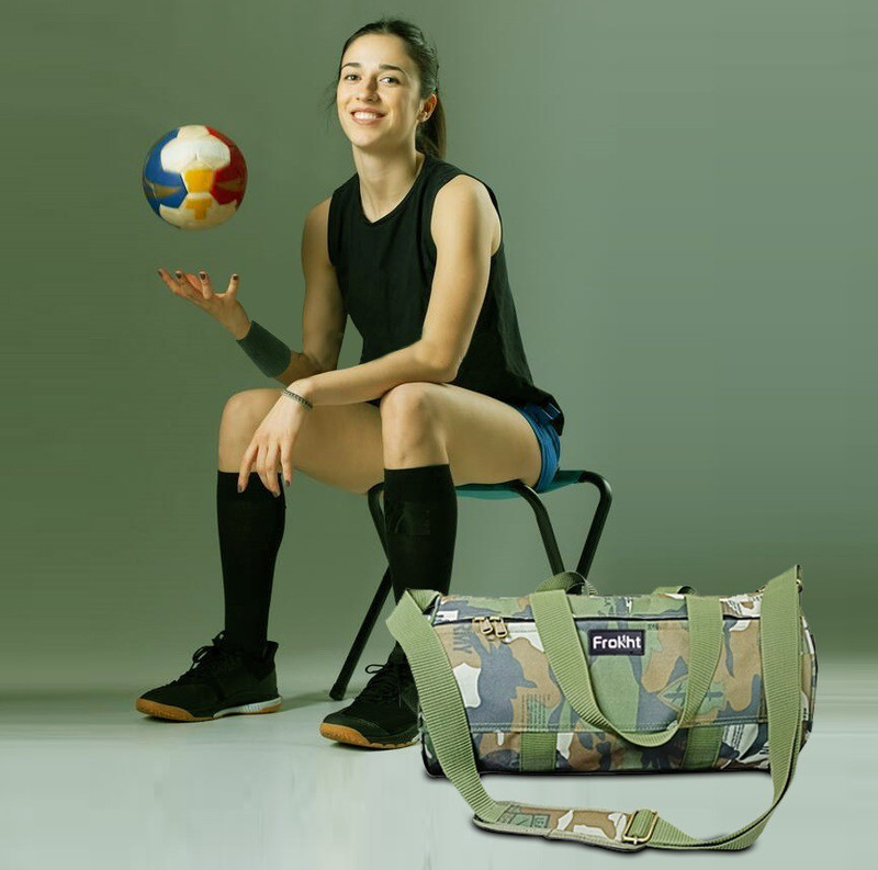frokht ™Jungle Print Gym Fitness Bags Multifunctional Duffle Bag Men Women(Multicolor, Kit Bag)