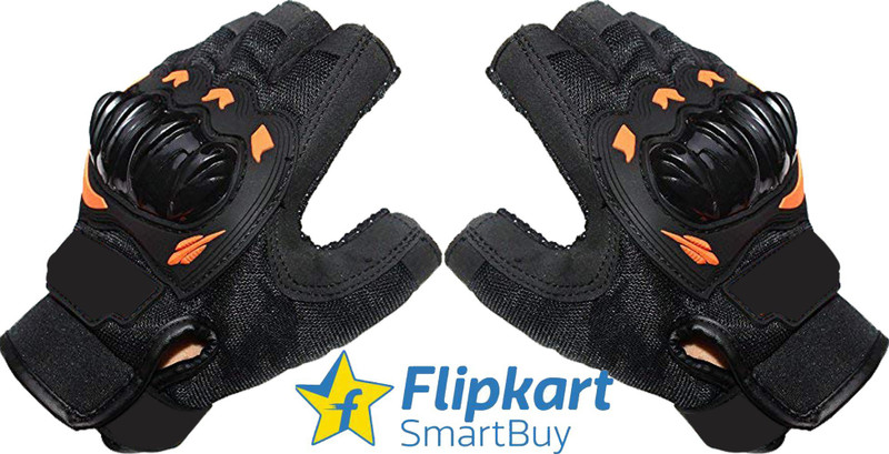Flipkart SmartBuy Protective HALF KTM Bike Riding/Cycling Sports Gloves/Driving Black M Size Riding Gloves(Black)