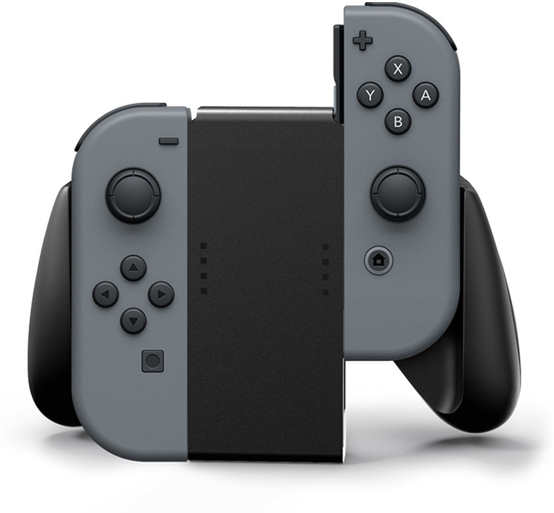 PowerA Officially Licensed Nintendo Switch Joy-Con Comfort Grip, Black, USB Gamepad(Black, For Switch)