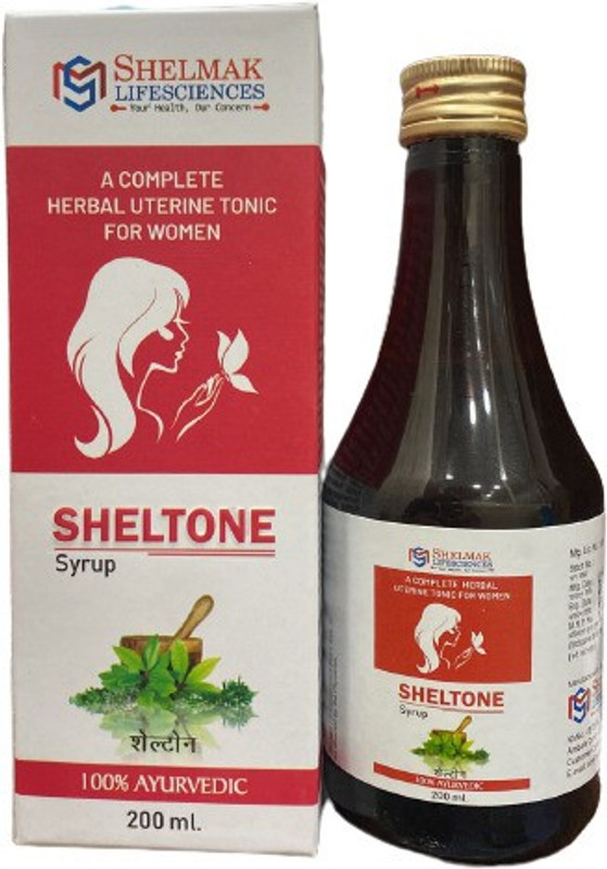 Shelmak Lifesciences Sheltone A Complete Herbal Uterine Tonic for Women(200 ml)