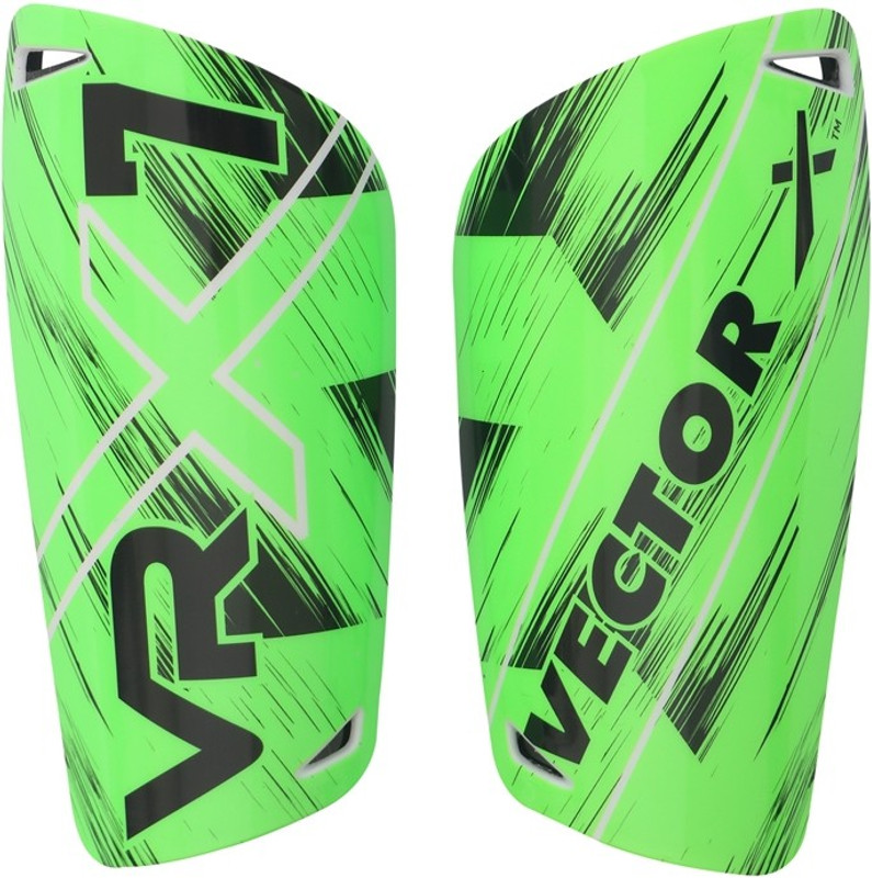 VECTOR X Germany PP Shell|EVA Foam|Elastic Velcro Strap for Protection|Junior Girl Boy Football Shin Guard(Multicolor)