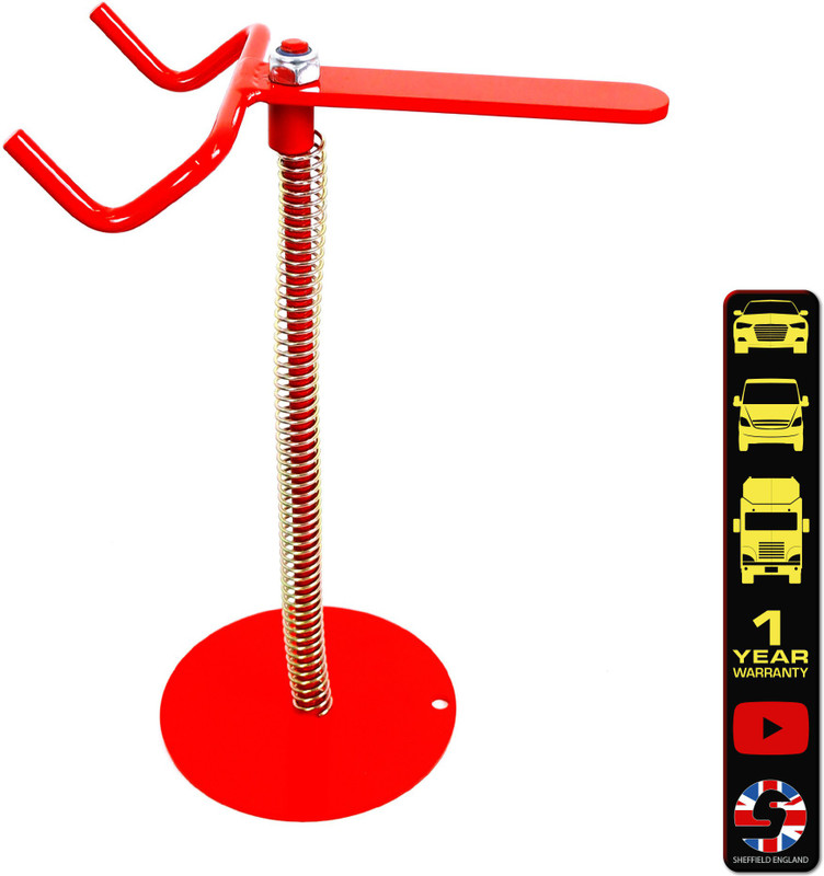 sharkeye wheel aligners Standard Steering Wheel Clamp Wheel Chock(Pack of 1 Red)