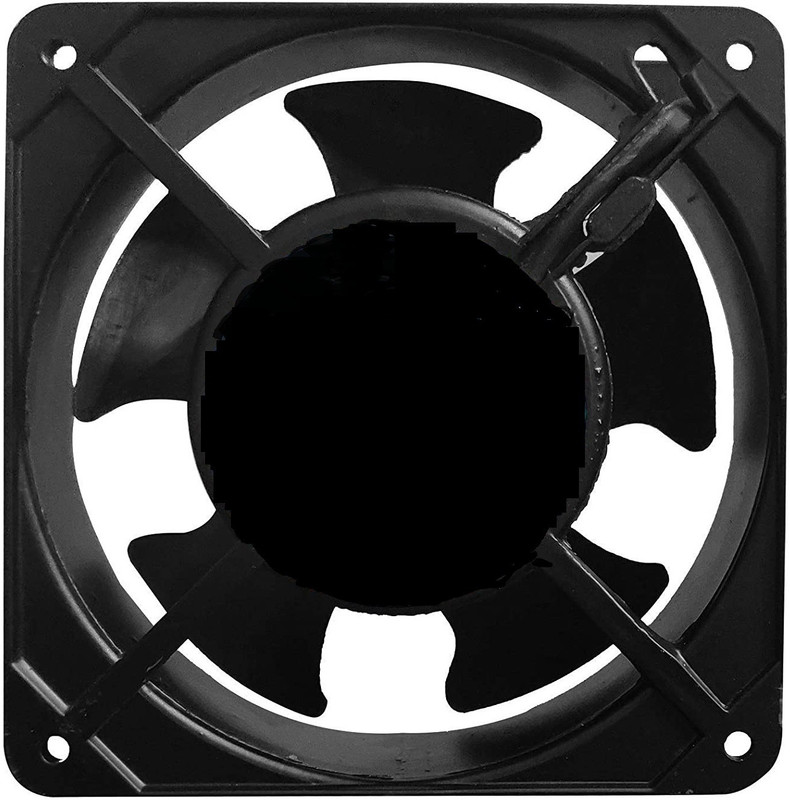kamcon Axial UPS Cooling Fan 120mm, 230 Volts AC 4 inch Cooling Fan Cabinet Cooler(Black)