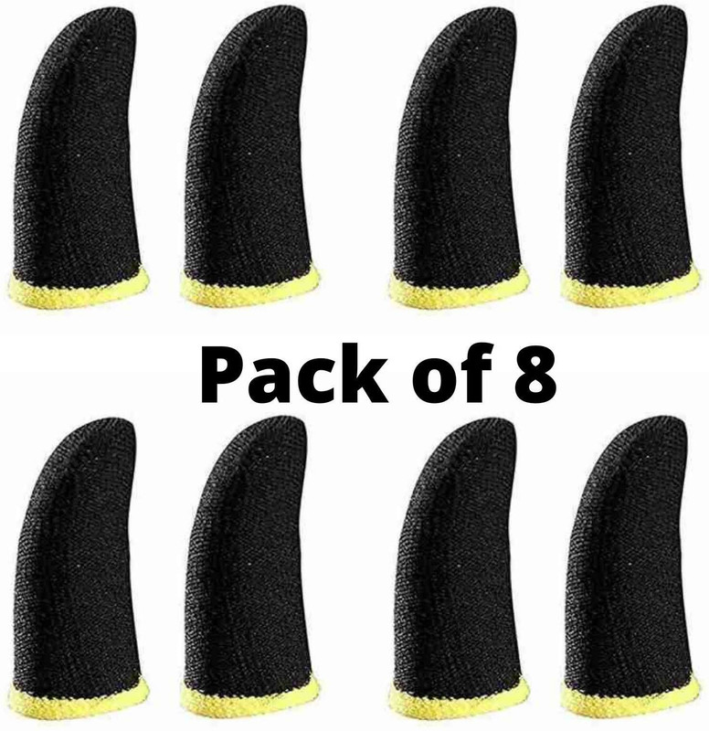 Jape Pubg Anti-Slip Thumb Sleeve for all smart phone games Finger Sleeve, 02 Pairs Finger Sleeve(Pack of 4)