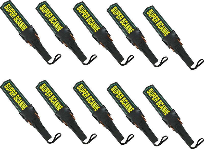 Robustt High Sensitivity Metal Detector with Leather case on handle, for security Advanced Metal Detector