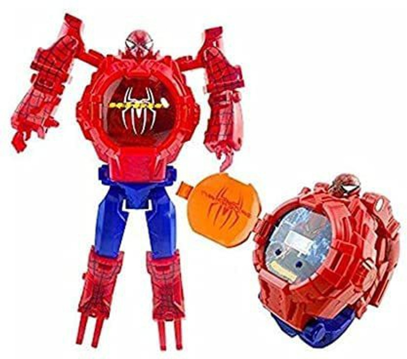 zobro Action Figure Transformable kids toys digital kids watch(Red)