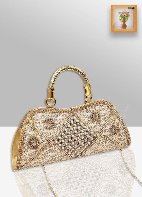 magnifique Casual Khaki Clutch