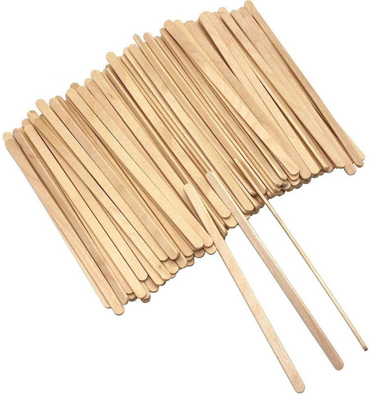 shilpo Disposable Eco-Friendly bamboo Tea Beverages coffee Stirrer Sticks Wooden 12 cm Stirrer(White Pack of 500)