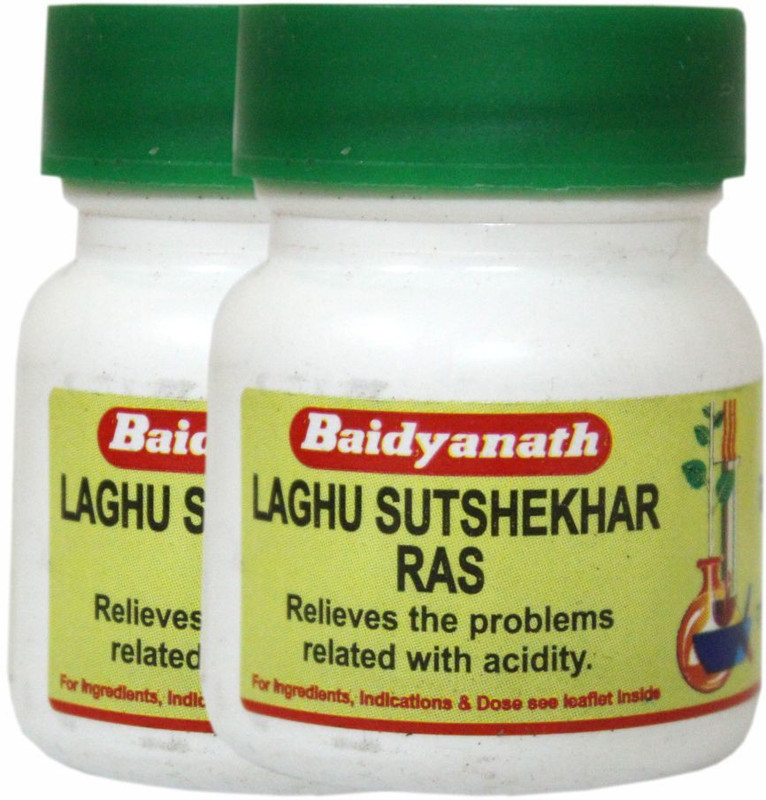Baidyanath Laghu Sutshekhar-50 Tab (Pack Of 2)(Pack of 2, 50 Tablets)