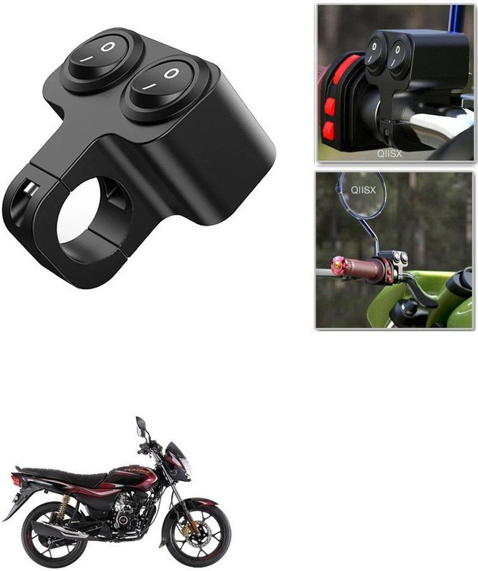 Znee Smart CNC On/Off Motorcycle Handlebar Fitting Dual Switch For Bajaj Platina 110 H-Gear Handle Bar Grip For Bajaj Universal For Bike(Pack of 1)