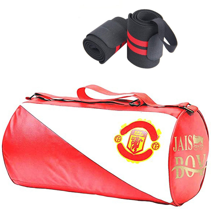 ANANYA ENTERPRISES Combo Set of Gym Bag Duffel Bag with Hand band wirts supporter for Men & Women Gym Duffel Bag