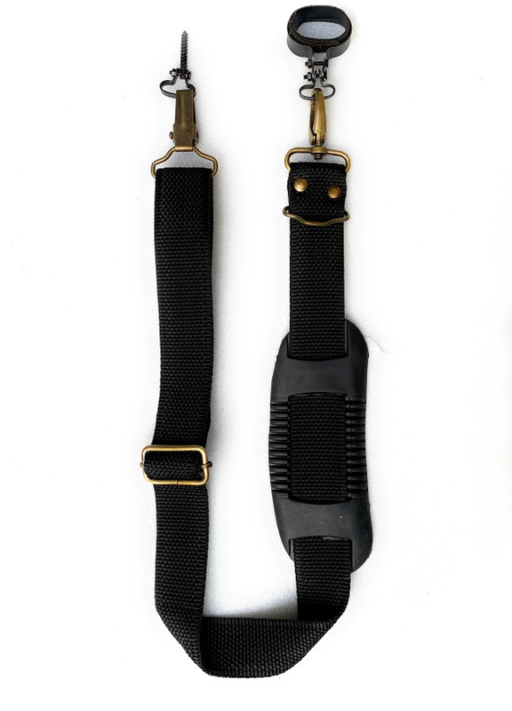 START NOW Double Barrel Special Nylon Gun Belt (Black) Strap(Black)