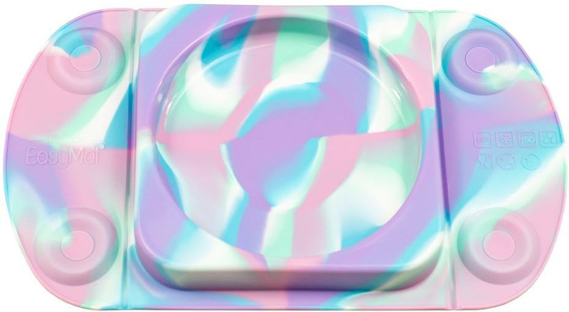 EasyTots MiniMax Silicone Baby Weaning Suction Plate  - Pink (Unicorn)(Pink)