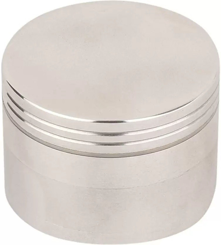 Badabong Aluminium Grinder 4-part Silver 42 mm Hand Muller Grinder