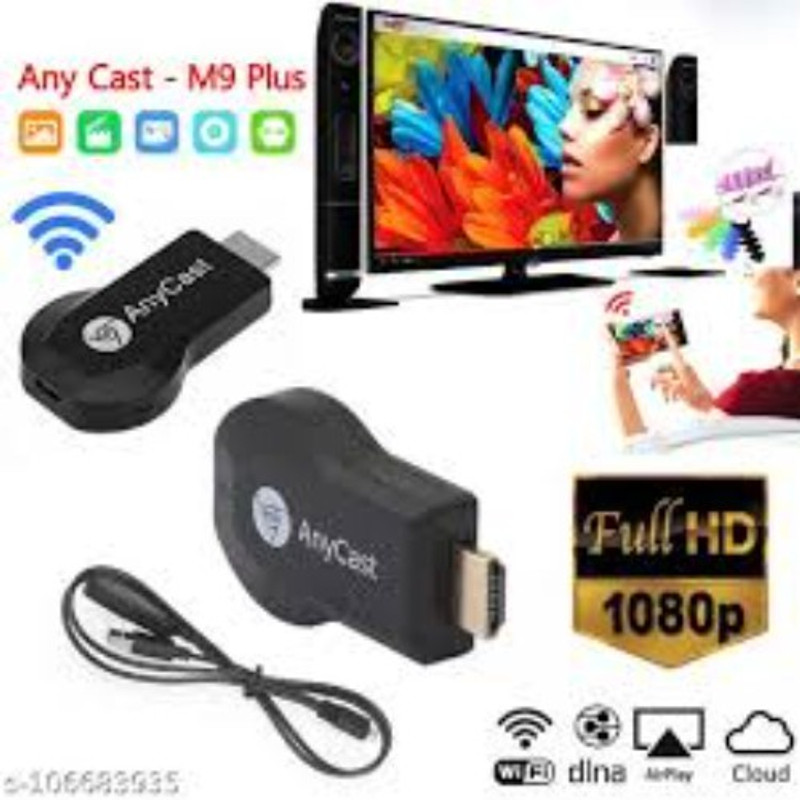 GUGGU WRH_423L Chrome cast WiFi HDMI Dongle & Wireless Display for TV Media Streaming Device(Black)