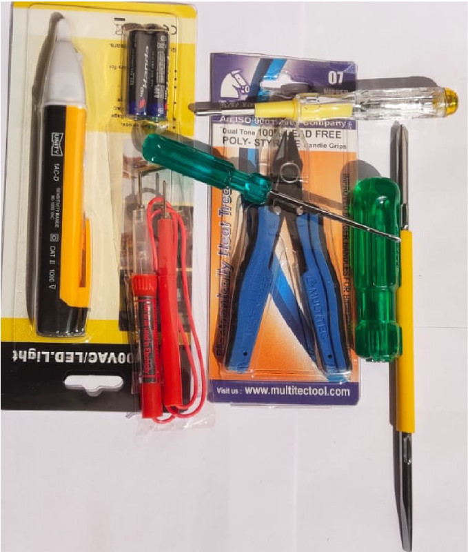Gadariya King Voltage tester And 2in1 line tester and Continuity Tester pack of 3 Analog Voltage Tester