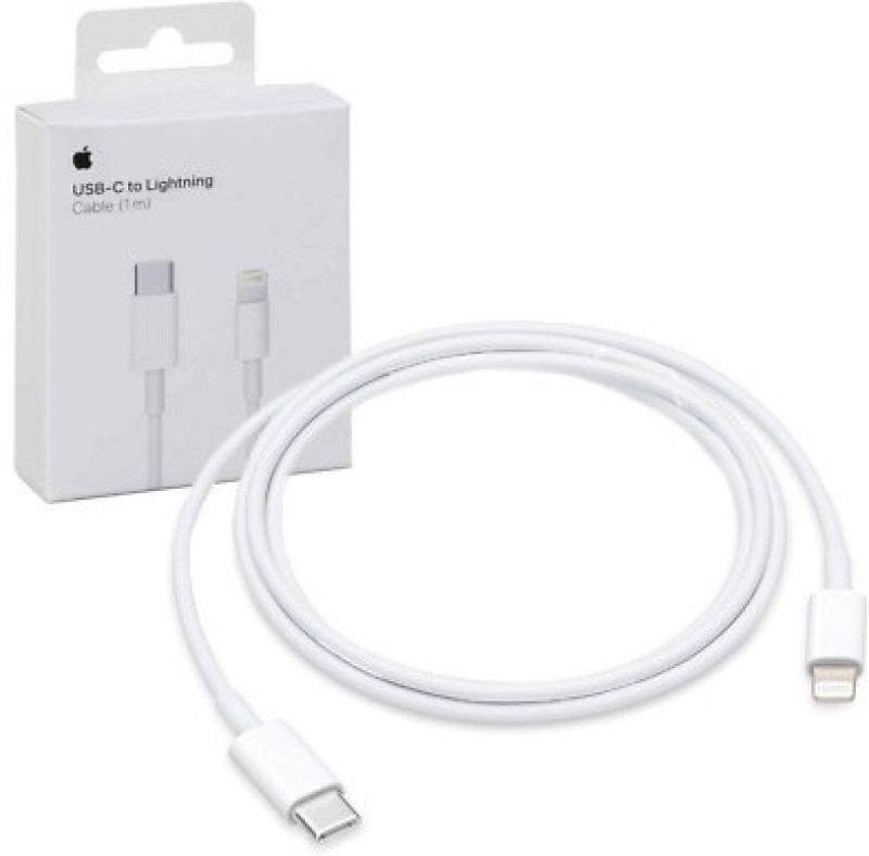 NeroEdge USB Type C Cable 4 A 1 m Original I_phone Cable [Apple MFi Certified] Lightning to USB TYPE C Cable(Compatible with iPhone 5/5S/SE/6S/7/8Plus/XR/X/XS/11/12 PRO-MAX iPad Air-Mini iPod iOS Devices, White 01, One Cable)
