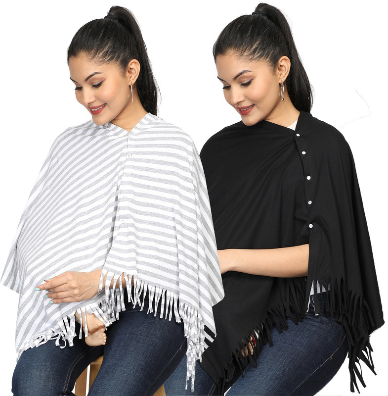 nene Feeding Cloak(Grey-Black)