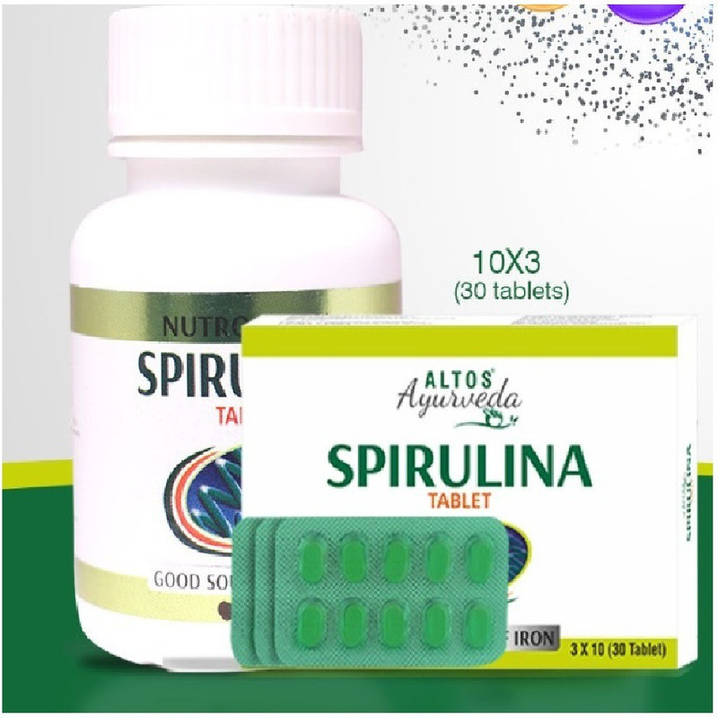 ALTOS Spirulina Tablet (90 Tablets)(90)