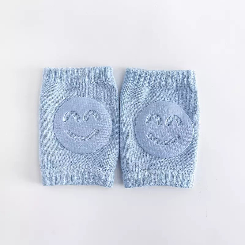 ZOTIMO Smiley Baby Knee Pads for Crawling, Elbow Safety Protector, 1 sky blue knee pad Baby Knee Pads(designer)