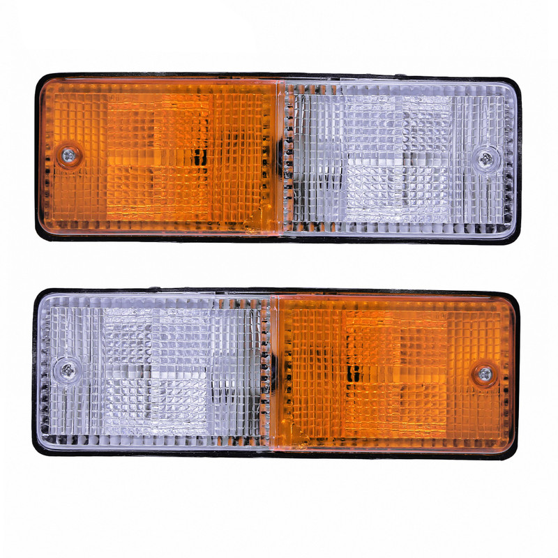 Apsmotiv Front Side Indicator Lamp without Bulbs Suitable Mahindra Gypsy, Jeep, Marshal Car Reflector Light(White, Yellow)