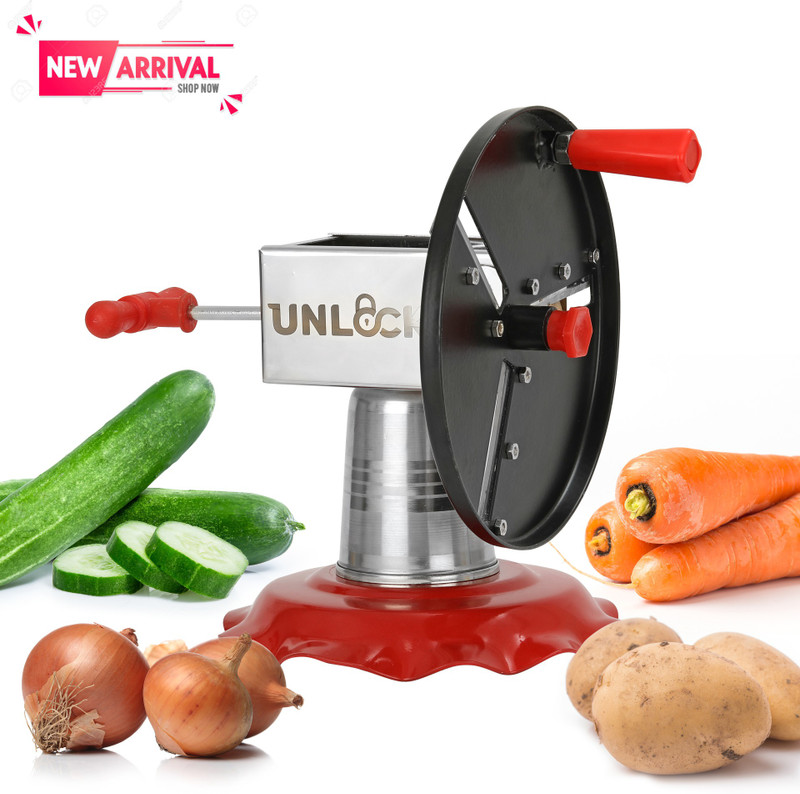 unlock Wafer Maker Potato Slicer Vegetable and Fruit Slicer, Cutter/ Waffle Maker–1 PCS Waffle Maker