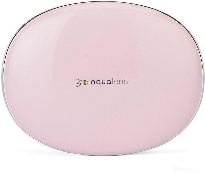 Aqualens Lens Case for Travel with Mirror, Tweezer, Applicator & Lens Box (Blue)-K1925(Pack of: 1)