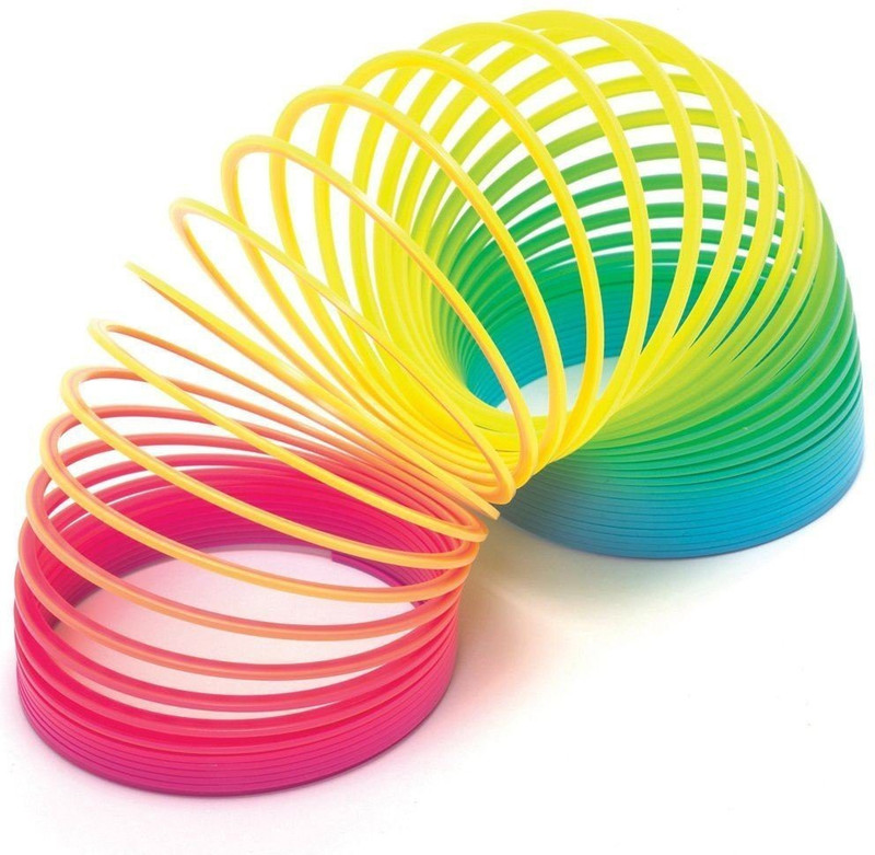 Humaira Rainbow Magic Spring Bouncy Stretchy Slinkey Magic Spring Gag Toy(Multicolor)