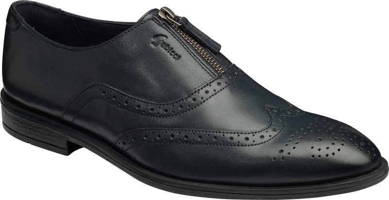 GABICCI Scott Zip Brogue Oxford For Men(Navy)