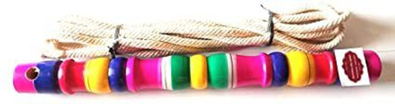 ANNAI BAZAR Traditional Wooden Thottil Kambu (Multicolour)(Multicolor)