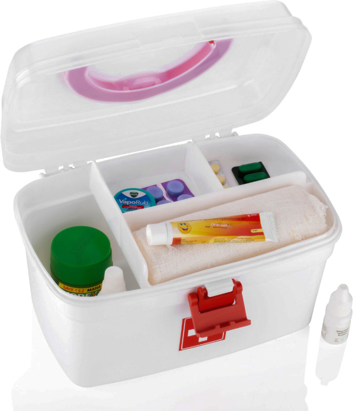 2Seven Multi-layer First Aid Kit Medicine Storage Boxner Over The Sink Kitchen Tool Set(Colander)