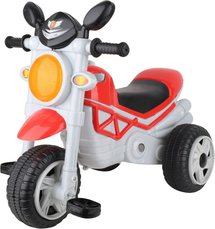 flammable Bullet Tricycle for Kids,Play Kids Ride on for 12 to 60 Months Boys/Girls OF2 RED BULLET TRICYCLE Tricycle(Red)