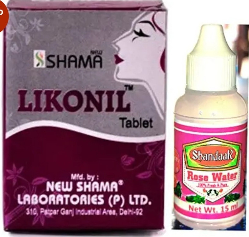 New Shama Likonil (40. Tablet) pack of 3 (Comes with shandaar rose water)(Pack of 3, 112 Tablets)