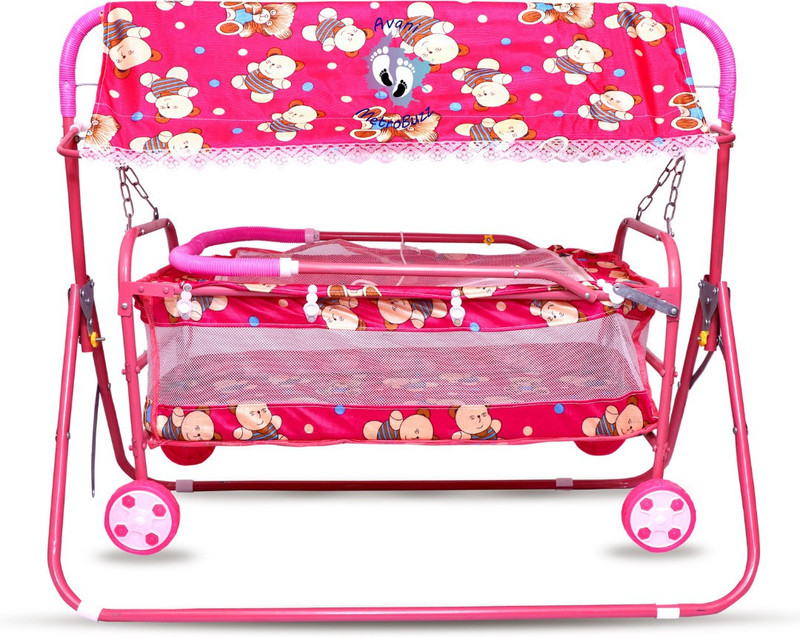 STEELOART crib cradle(Pink)
