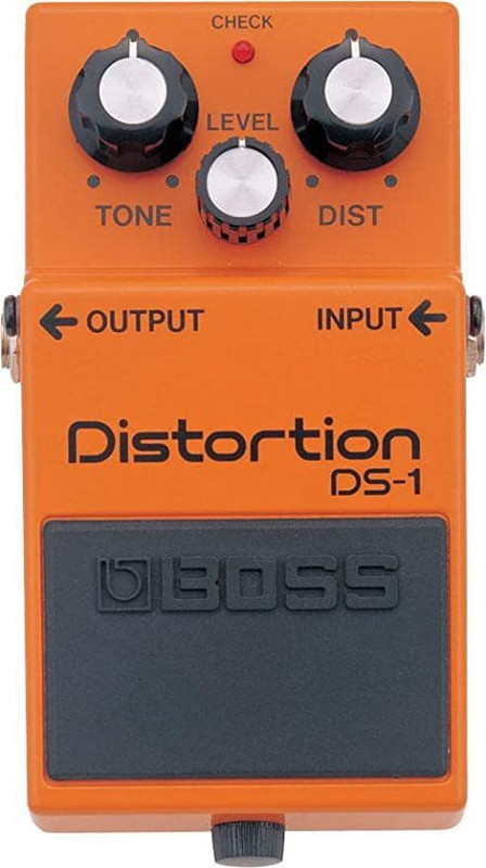 BOSS DS-1 Distortion Guitar Effects Pedal Damper & Sustain Pedal