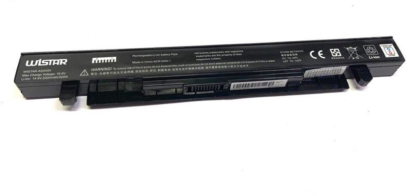 WISTAR Battery for Asus A41-X550A F550V F550VB F550VB-XX011H F550VB-XX027H 4 Cell Laptop Battery