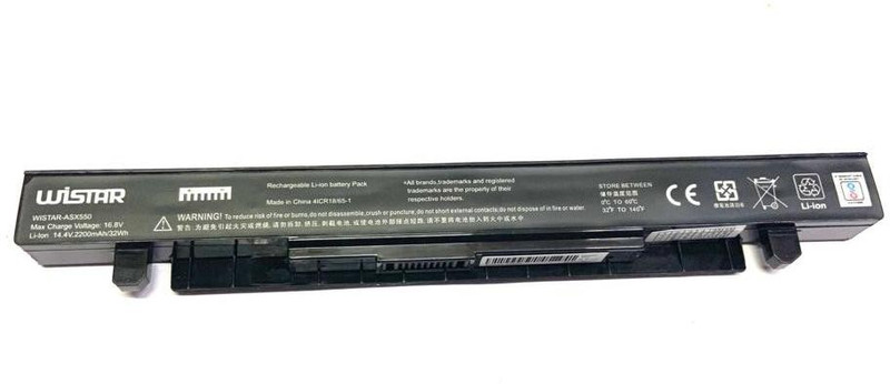 WISTAR Battery for Asus A41-X550 F550LDV-XX918H F550LN-CN89H F550LN-XX023H 4 Cell Laptop Battery
