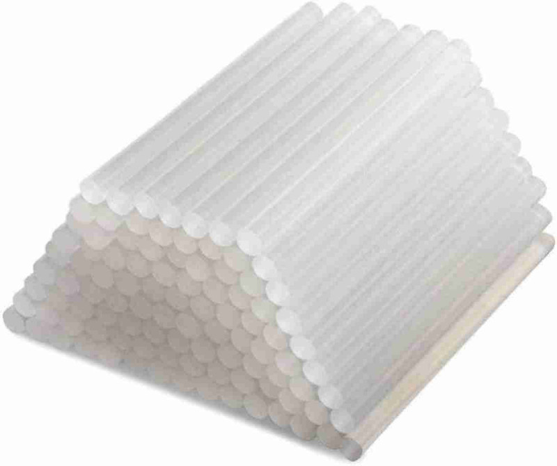 Mosclue 11mm(40,60,80,100 Watt Glue Guns) Hot Melt Glue Transparent Sticks - Pack of 10 Adhesive(150 ml)