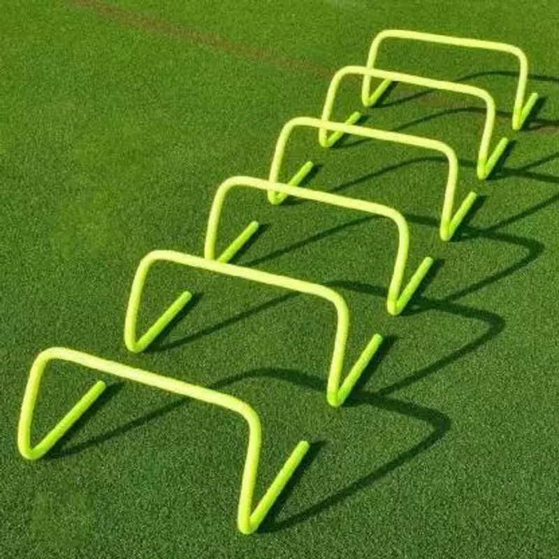 Writzo 6 speed Hurdle Plastic Speed Hurdles (For Adults Pack of 6) Plastic Speed Hurdles (For Adults Pack of 6 ) Regular Agility Pole(Pack of 6)